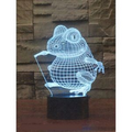 3D Frog LED Light